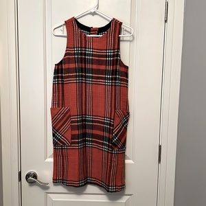 Plaid Jumper Dress
